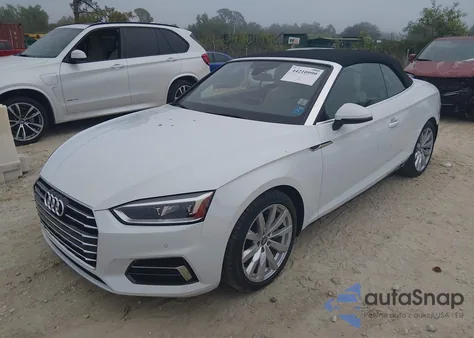 2018 Audi A5 2.0T Premium из США, поврежденный, VIN WAUYNGF56JN001669